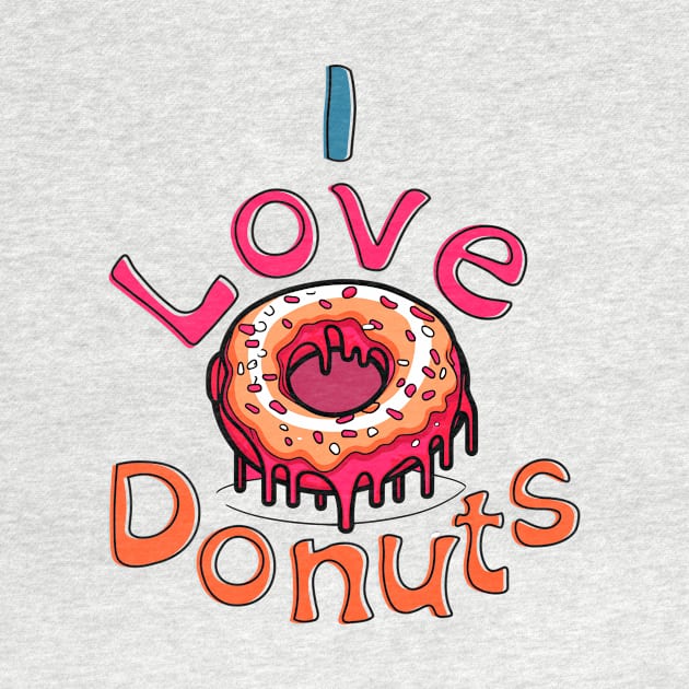 I love donuts for donut lovers by Ibra-design